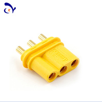 Amass MR30PB Carte PCB 3 broches plaquée or Prises de courant spécifiques Connecteur femelle à mâle de haute qualité pour les applications d'alimentation