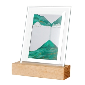 Luz <span class=keywords><strong>LED</strong></span> nocturna <span class=keywords><strong>3D</strong></span> con imagen artística de arena móvil, ornamento <span class=keywords><strong>Led</strong></span> para el hogar, dormitorio, oficina, habitación, lámpara de mesa - Product Image 6