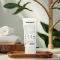 Emballage en PE biodégradable Crème pour les mains molle Squeeze Tube en plastique cosmétique/LIXIN/OEM LX188 Nettoyant moussant hydratant pour le visage