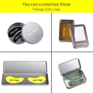 Patchs <span class=keywords><strong>anti</strong></span>-rides écologiques de qualité médicale pour les yeux gonflés Logo réutilisable sous le masque en silicone pour les yeux - Product Image 3