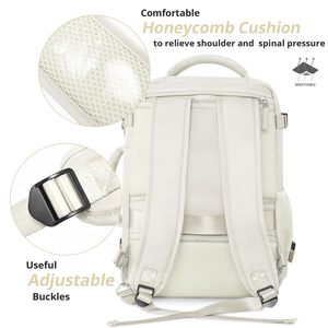 Sac à dos unisexe personnalisé avec logo, design antivol, approuvé par les compagnies aériennes, multi-compartiments pour l'école, les affaires et les voyages - Product Image 6