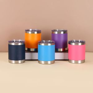 Insulated 10oz 304 Steel <b>Double</b> <b>Wall</b> Vacuum Tumbler Coffee <b>Mug</b> Custom Logo Thermal for Outdoor Sports Daily - Product Image 1