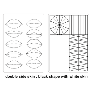 Ceja nano cara silicona blanco sombreado frente látex práctica piel pro tatuaje microblading práctica piel - Product Image 3