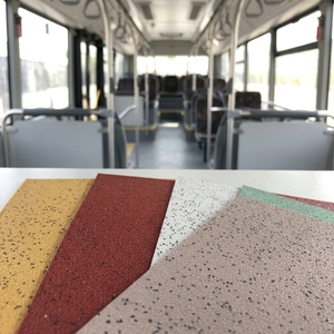 Alfombra de Vinilo PVC para Piso de <span class=keywords><strong>Metro</strong></span>, Tren o Autobús, Resistente al Agua, en Rollo - Product Image 1