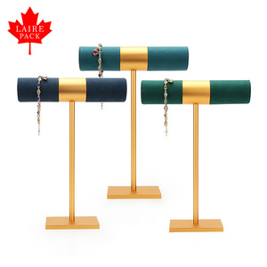 Espositore per Gioielli in Microfibra di Alta Qualità con Logo Personalizzato, Supporto per Bracciali in Metallo per Negozi di <span class=keywords><strong>Gioielleria</strong></span> - Product Image 4