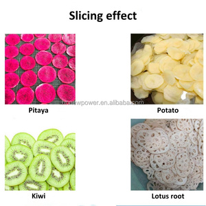 2024 Machine commerciale de trancheuse de frites de patates douces Machine de tranchage de pomme Manioc Carotte Banane et Plantain Machine de découpe - Product Image 2