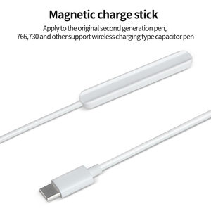 Cable de <span class=keywords><strong>Carga</strong></span> Magnético USB C para <span class=keywords><strong>Apple</strong></span> <span class=keywords><strong>Pencil</strong></span> 2.ª Generación, <span class=keywords><strong>Adaptador</strong></span> de Cargador Tipo C para <span class=keywords><strong>Apple</strong></span> <span class=keywords><strong>Pencil</strong></span> 2.ª Generación, Lápices Ópticos de Plástico - Product Image 3