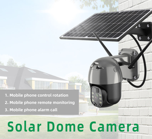 Cámara de Vigilancia de Seguridad IP con Panel Solar de Bajo Consumo, Tarjeta SIM 4G para Exteriores, IP65 Impermeable, Detección de Movimiento PIR, PTZ, WIFI - Product Image 3