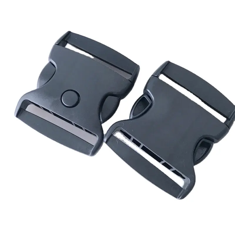 Jiawo Adjustable Black Side Quick Release Buckle Plastic Webbing Belt Buckle