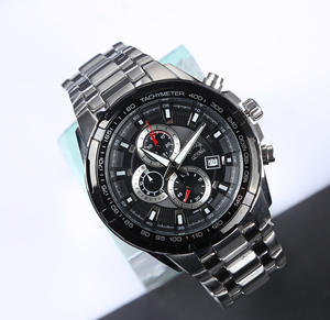 Reloj deportivo multifuncional de acero inoxidable para hombre con calendario, seis manecillas y resistencia al agua. - Product Image 4