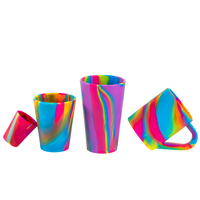 Gobelet à vin ou à bière en silicone, sans BPA, incassable, réutilisable, résistant aux chocs, pour les fêtes, le camping