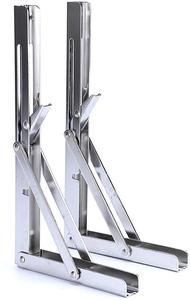 Banc de travail mural en acier au carbone pliable avec support <span class=keywords><strong>Billy</strong></span> Fold, finition noire, certifié CE - Product Image 6