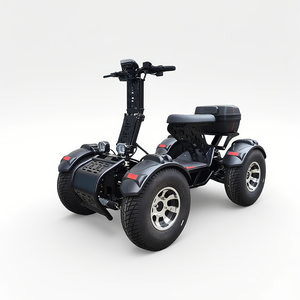 รถเอทีวีไฟฟ้าสี่ล้อ มอเตอร์ไร้แปรงถ่าน 10000 วัตต์ แบตเตอรี่ลิเธียม 60 แอมป์ชั่วโมง ความเร็ว 55 กม./ชม. กันน้ำ ระบบกันสะเทือนเต็มรูปแบบ สำหรับผู้ใหญ่ - Product Image 1