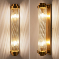 Lampe en cristal de luxe pour la décoration intérieure, lampe murale en cristal LED moderne pour salon, chevet, salle à manger, allée, escalier