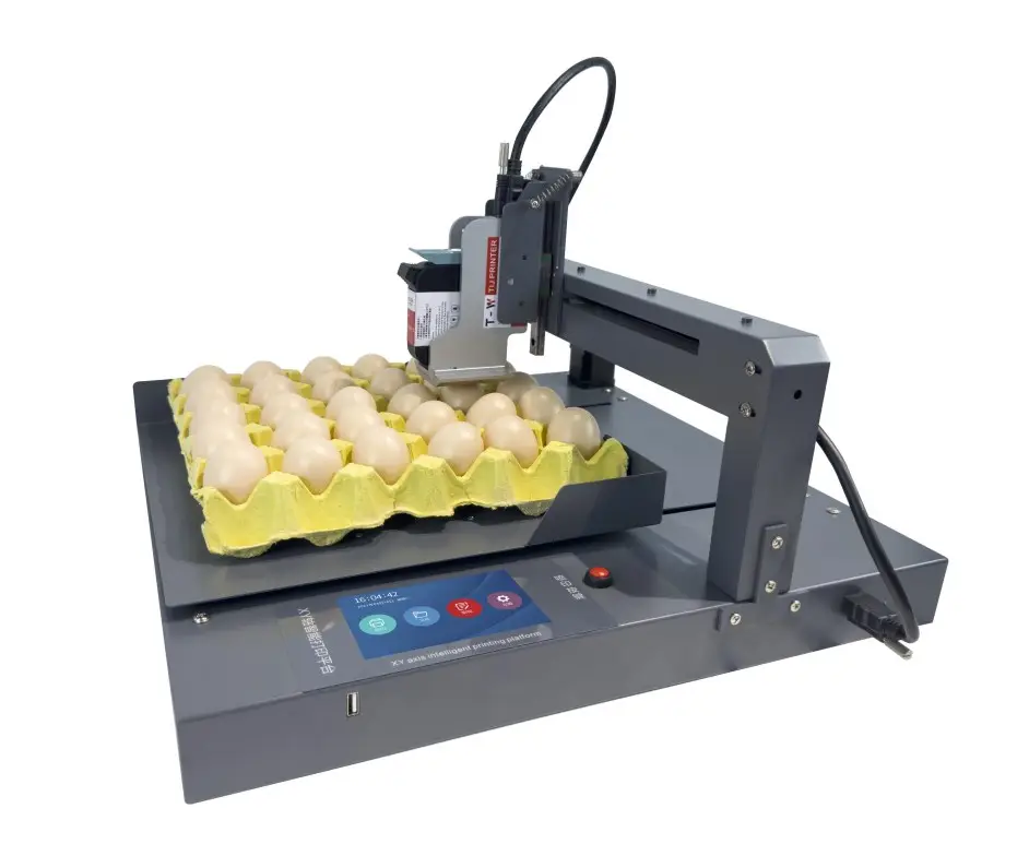 Top selling thermal egg date printer lot number inkjet egg date printing machine for farm