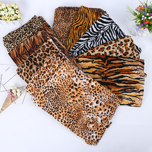 Nhung in động vật vải Tiger Leopard Zebra vải cho sofa Đồ chơi vải Thượng cổ trang phục Vải - Product Image 1