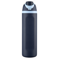 Tumbler Stainless Steel 304 Kapasitas Besar 28oz Grosir, Cangkir Portabel Pegangan Tangan dengan Dua Lubang Minum untuk Minuman Buah & Penjualan Eceran