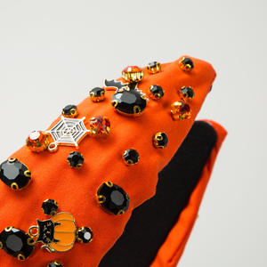 Yeni cadılar bayramı saç bantları kabak hayalet yüz spooky dekoratif kafa yüksek kalite tatil balo saç aksesuarları - Product Image 3