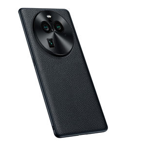Top 100% étui en cuir de vache véritable pour Oppo Find X6 Pro antichoc <span class=keywords><strong>2</strong></span> en 1 housse de protection d'appareil photo - Product Image 3