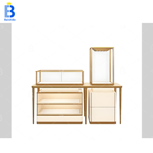 Hiện đại sang trọng nội thất phòng trưng bày thiết kế cho đồ trang sức mới Cửa hàng bán lẻ đồ trang sức mới nhất hiển thị tùy chỉnh trang trí bố trí - Product Image 3