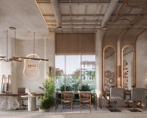 Design d'Interni per <span class=keywords><strong>Centro</strong></span> Estetico/SPA in Stile Naturale, Progettazione 3D, Decorazione e Ristrutturazione Negozio, Arredamento Personalizzato per Salone di Bellezza - Product Image 2