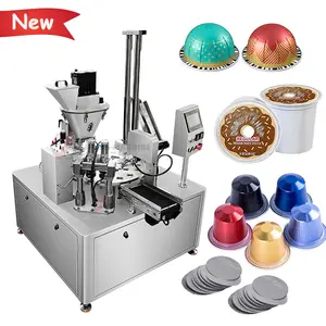 Hoge Nauwkeurigheid Automatische Koffie Capsule Vullen Verpakkingsmachines Stikstof Koffie Capsule Vul-En Sluitmachine