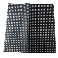 Papier d'emballage floral coréen à carreaux, imperméable, pour bouquets et cadeaux