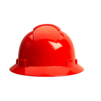 ANT5PPE-cascos de seguridad para construcción de la industria americana, con forma redonda