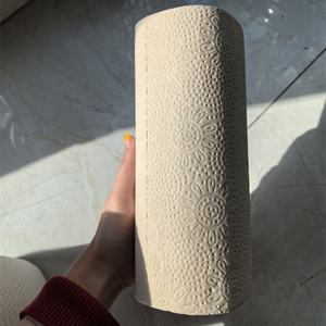 ผ้าขนหนูกระดาษสำหรับห้องครัวทำจากไม้ไผ่พร้อมบรรจุภัณฑ์แบบย่อยสลายได้สำหรับการค้าปลีกและส่ง - Product Image 1