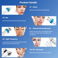 Appareil professionnel d'hydrodermabrasion pour soins du visage Hydra Skin, rajeunissement de la peau, nettoyage en profondeur du visage, pour les instituts de beauté.