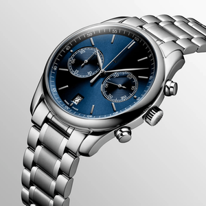 Reloj Mecánico Automático Cronógrafo Clásico con Correa de Acero Inoxidable para Hombre Longinesing - Product Image 1