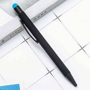 Bolígrafo Metálico de Tacto Suave con Logotipo Personalizado, Bolígrafo Delgado con Clic para Publicidad y Promoción, Bolígrafo Colorido - Product Image 6