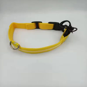 Collier pour chien moderne en nylon LED lumineux, réglable, écologique, imprimé, rechargeable, lumineux, sécurité nocturne, toutes saisons - Product Image 6