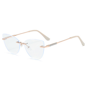 Gafas de Sol Cat Eye SPOEN con Marco de Metal Dorado, Lentes de Resina Anti-Reflejantes, Gafas Decorativas de Moda para Mujer - Product Image 3
