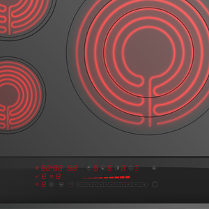 เตาไฟฟ้าเซรามิกสำหรับทำอาหาร3ชิ้นเตาอบที่ทำจากแก้วมี3โซนสำหรับทำอาหารได้รับการอนุมัติจาก CE - Product Image 6