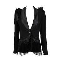 Veste à paillettes sexy pour soirée, club, cérémonie, style célébrité, mode féminine, grande taille, veste d'hiver