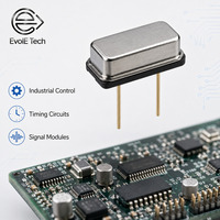 Résonateur à quartz hermétique en métal 4 MHz, 30 pF, 50 ppm, faible consommation, à deux broches, à travers trou, pour circuits analogiques et numériques ESR