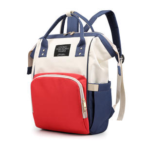 Zaino per Pannolini Leggero in Poliestere Impermeabile Pronto per la Spedizione, Borsa Organizer di Grande Capacità per Viaggi, per Mamma e Papà - Product Image 4