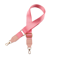 Sangles de sac à main larges réglables en nylon vierges, prêtes à être expédiées, rose et rouge, pour sacs bandoulière – Sangle de remplacement pour sacs à bandoulière