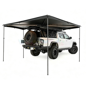Toldo Automático para Vehículo de 270 Grados, Protección UV, Acero Inoxidable, Tela Oxford Impermeable, Luz LED, Carpa para Techo de Auto - Product Image 1