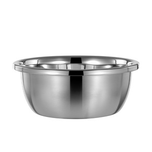 Passoire microporeuse en acier inoxydable avec bols mélangeurs, bols à <span class=keywords><strong>salade</strong></span> empilables épaissis pour la préparation, la cuisson et le service des aliments - Product Image 5