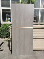 Revestimiento de puerta moldeada madera interior melamina MDF HDF