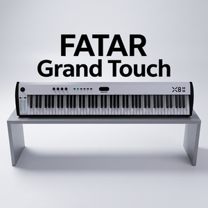Clavier MIDI Midiplus X8H III 88 touches avec mécanisme de clavier à marteaux FATAR entièrement lesté et Smart Scales pour studio professionnel - Product Image 1