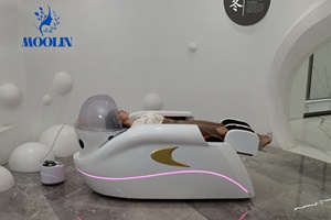 MOOLIN Cama Eléctrica Profesional para Lavado de Cabello, Estilo Tradicional para Salón de Belleza y <span class=keywords><strong>Spa</strong></span>, con Lavabo de Cerámica y Uso en Baño - Product Image 5