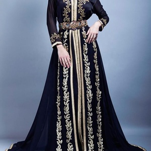 Elegante ATIYA LIBAS Lehenga Choli hermoso Color pesado Zardozi bordado hasta el suelo vestido de acetato para mujer-fiesta/boda - Product Image 1