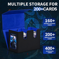 Boîte à double compartiment avec fenêtre de visualisation - Contient plus de 200 cartes à double pochette - Étui TCG personnalisé avec logo OEM pour Commander Pokémon