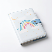 Couverture en cuir personnalisée pour agenda mensuel femme, reliure spirale, pages avec index, impression