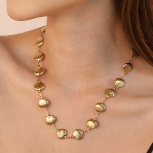 Collar con Colgante de Cruz de Acero Inoxidable Chapado en Oro PVD de 18K al por Mayor, Cadena con Incrustaciones de Circonio, Joyería para Mujer - Product Image 2