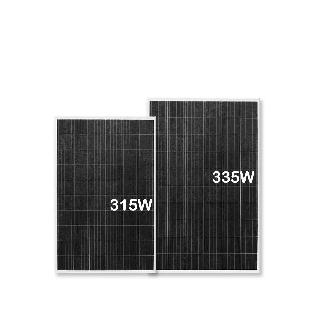 घर के लिए सौर पैनल Bifacial पाली मॉड्यूल Perc उच्च गुणवत्ता कीमत सौर पैनलों काले पर्यावरण हरी ऊर्जा 1000 12.80% 320W 25.7 KG