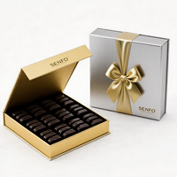 Boîte Cadeau en Carton de Haute Qualité Personnalisée avec Logo pour Emballage de Chocolat, Boîtes en Papier Premium de Qualité Alimentaire